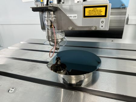 Silicon Wafer Dicing by the Waterjet Laser Machine - Hortech employs the waterjet laser machine to perform Si wafer dicing.